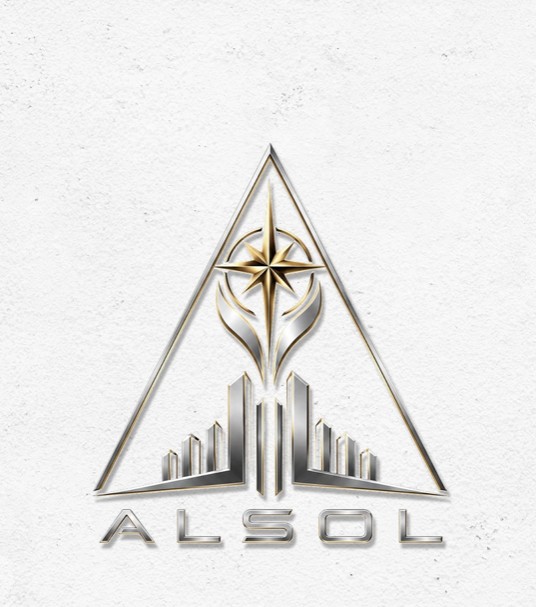Объёмный логотип Alsol